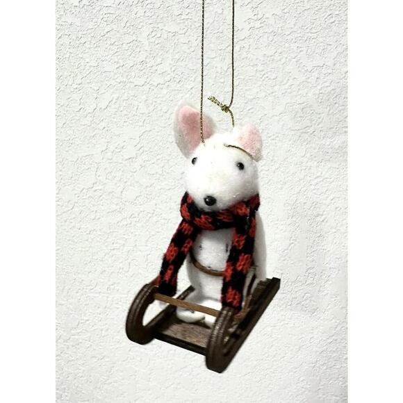 New Target Wondershop Rabbit Sled Christmas Tree Ornaments - Set Of 4 - Picture 3 of 5